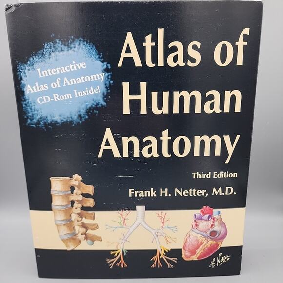 Atlas of Human Anatomy by Frank H. Netter & Anatomy Interactive CD - Picture 1 of 10